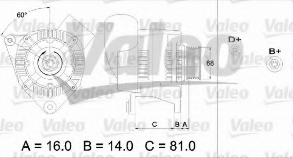 VALEO 436388 Alternator